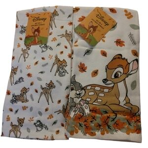 BNWT Disney Bambi Fall Kitchen Towels